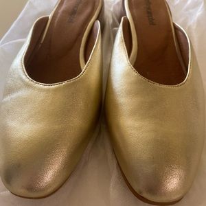 Jeffery Campbell Gold Mules